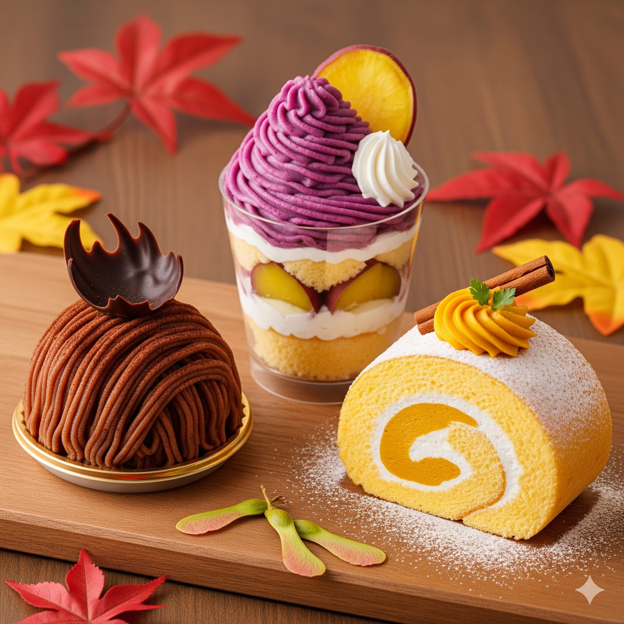 2025年秋 コンビニ栗スイーツ モンブラン パフェ ロールケーキ 徹底比較