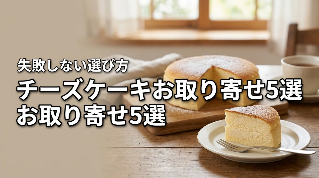 チーズケーキをお取り寄せしたい人必見！おすすめ5選と失敗しない選び方のコツ
